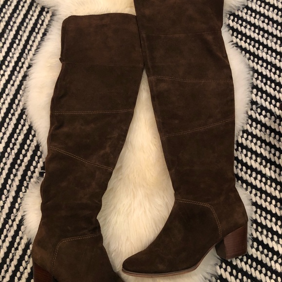 Gently used Sole Society Melbourne OTK boots. - Picture 5 of 8